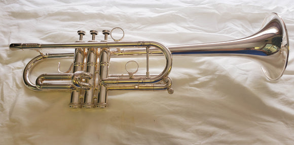 339ML Silver C Trumpet - Round Side