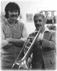 Terry Warburton with Frank Rosolino 1978